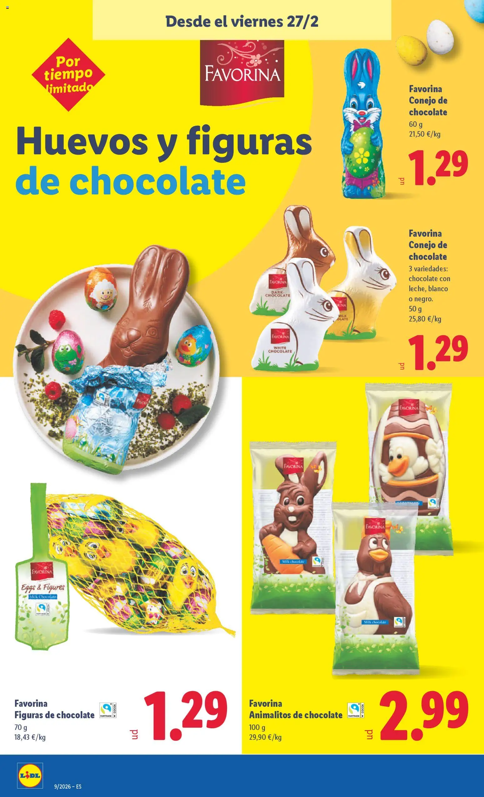 Lidl folleto │ válido desde el 23.02.2026 | Página: 28 | Productos: Huevos, Chocolate