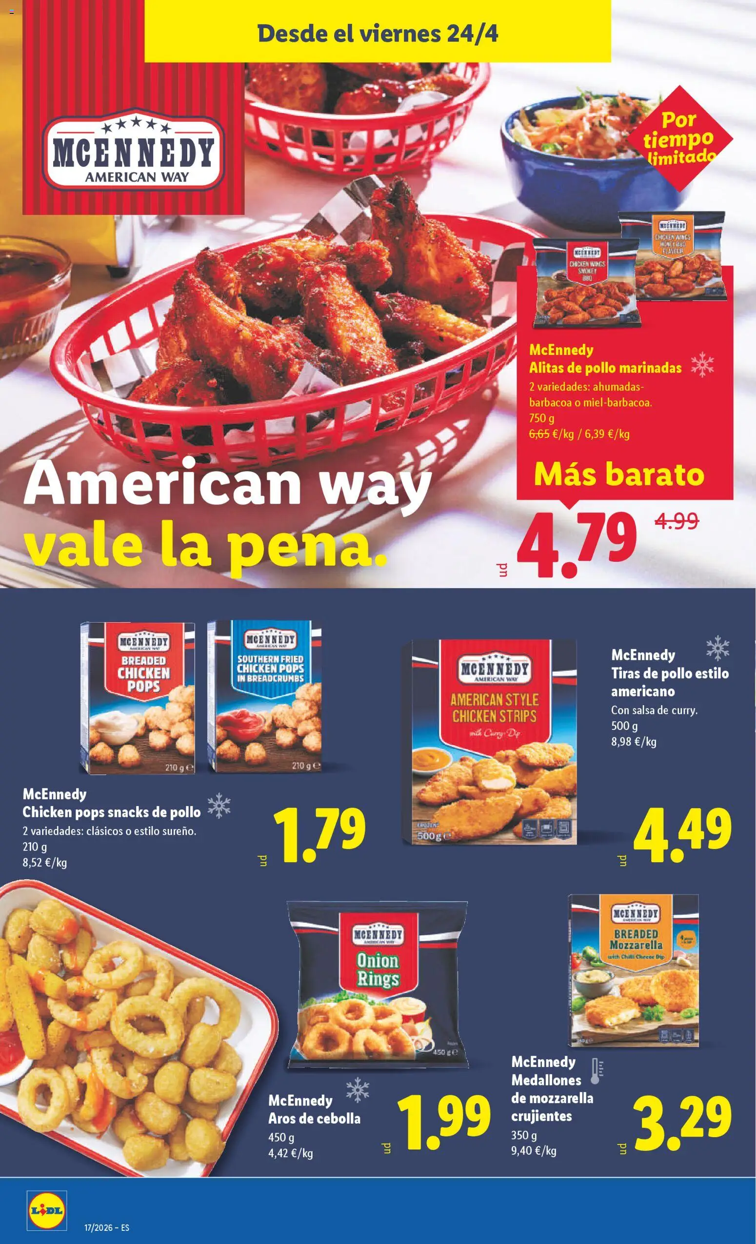 Lidl folleto │ válido desde el 20.04.2026 | Página: 28 | Productos: Medallones, Παγωμένο τσάι, Barbacoa
