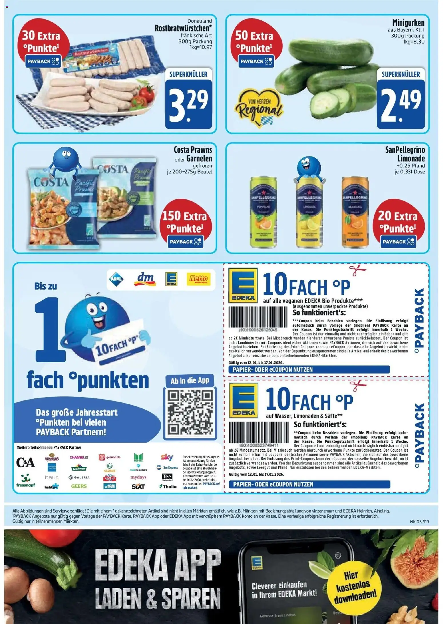 Edeka prospekt Altmannstein	 – gültig ab 11.01.2026 | Seite: 21 | Produkte: Limonade, Garnelen