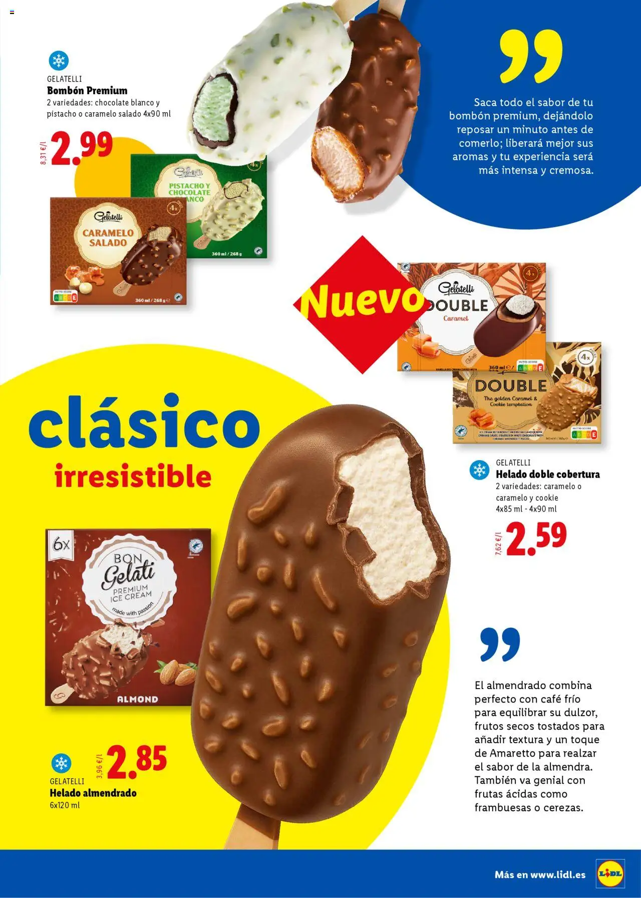 Lidl folleto │ válido desde el 23.06.2025 | Página: 17 | Productos: Café, Chocolate, Frutos secos, Helado