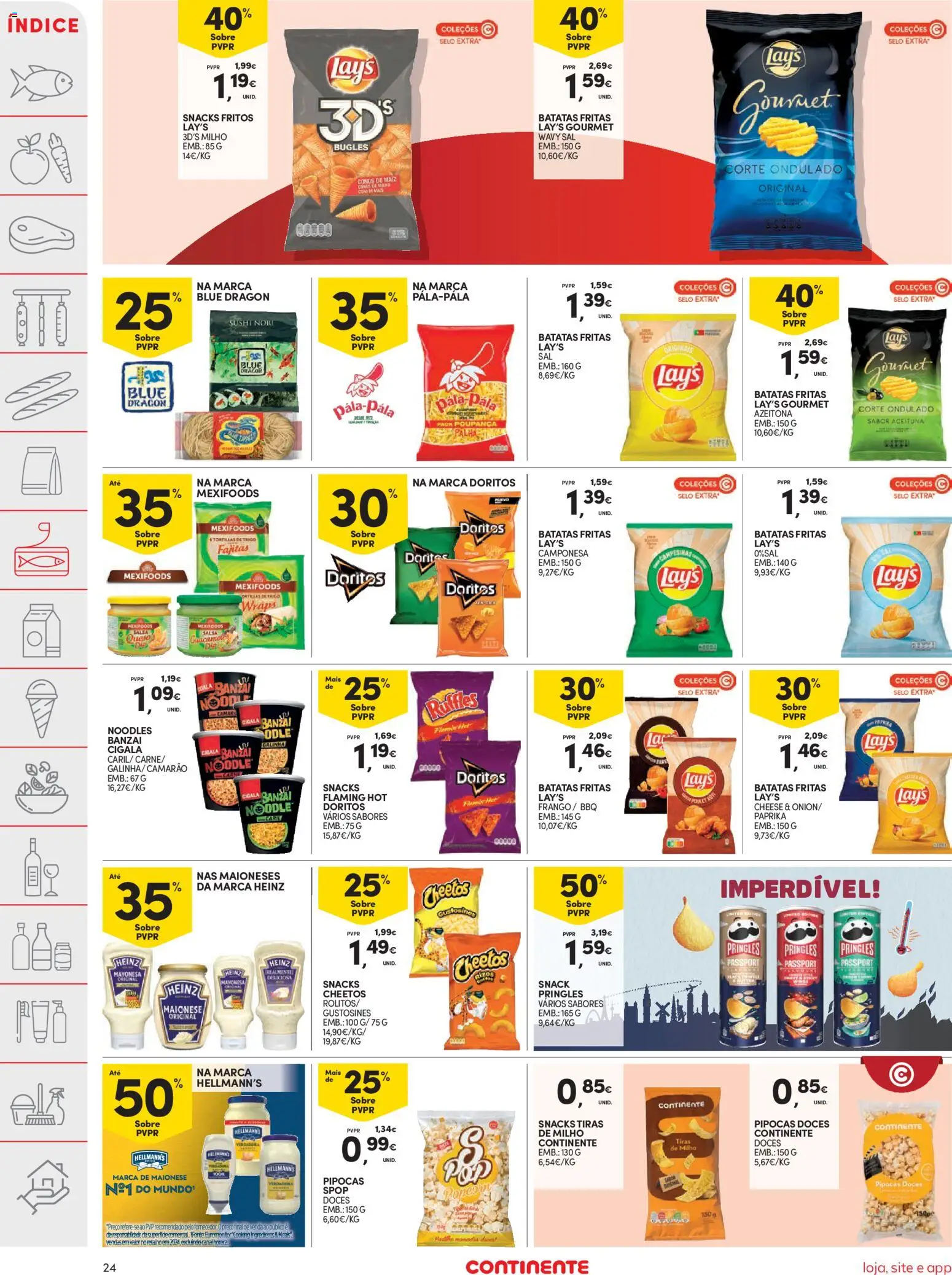 Continente folheto │ válido de 25.11.2025 | Página: 24 | Produtos: Frango, Sal, Doces, Milho