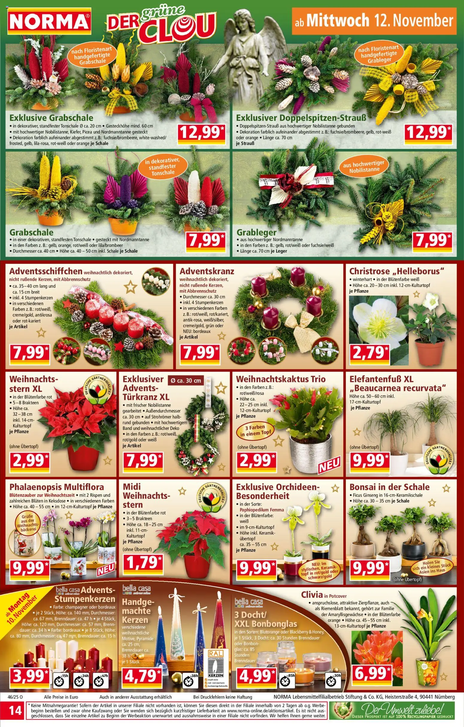 Norma Prospekt 	 – gültig ab 10.11.2025 | Seite: 14 | Produkte: Bäckerei