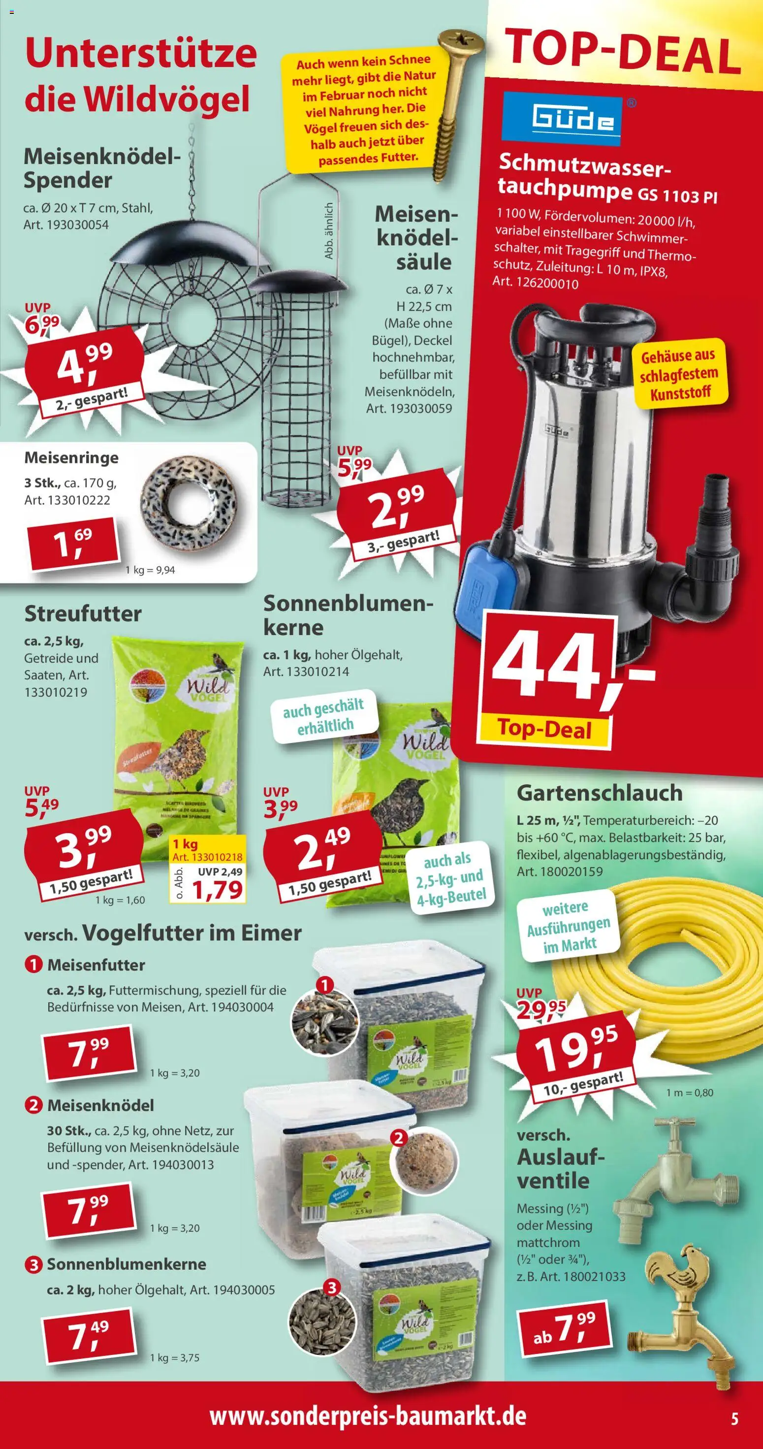 Sonderpreis Baumarkt Prospekt 	 – gültig ab 17.01.2026 | Seite: 5 | Produkte: Getreide