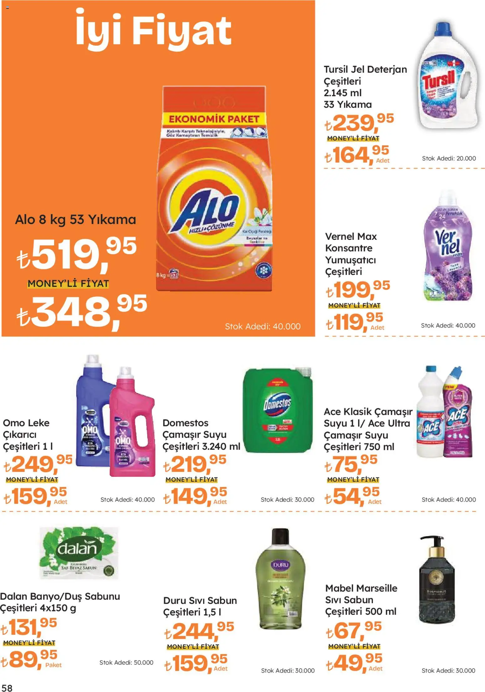 Migros Katalog - Migroskop - 08.01.2026 tarihinden itibaren geçerlidir | Sayfa: 58 | Ürünler: Sabun, Yumuşatıcı, Deterjan