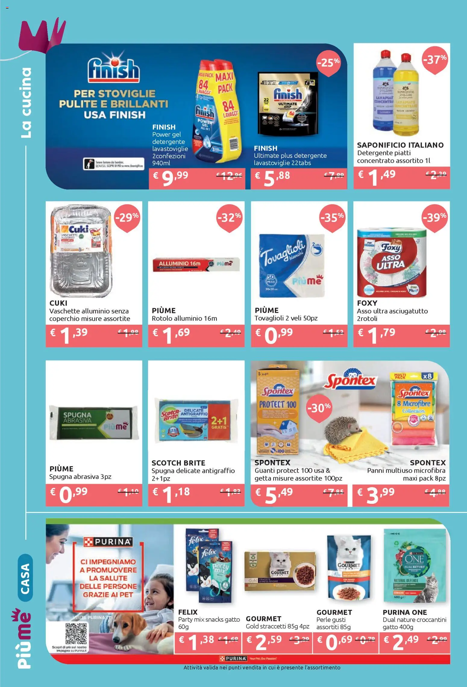 Volantino IperSoap del 30.03.2026 | Pagina: 8 | Prodotti: Spugna, Detergente, Asciugatutto, Vaschette