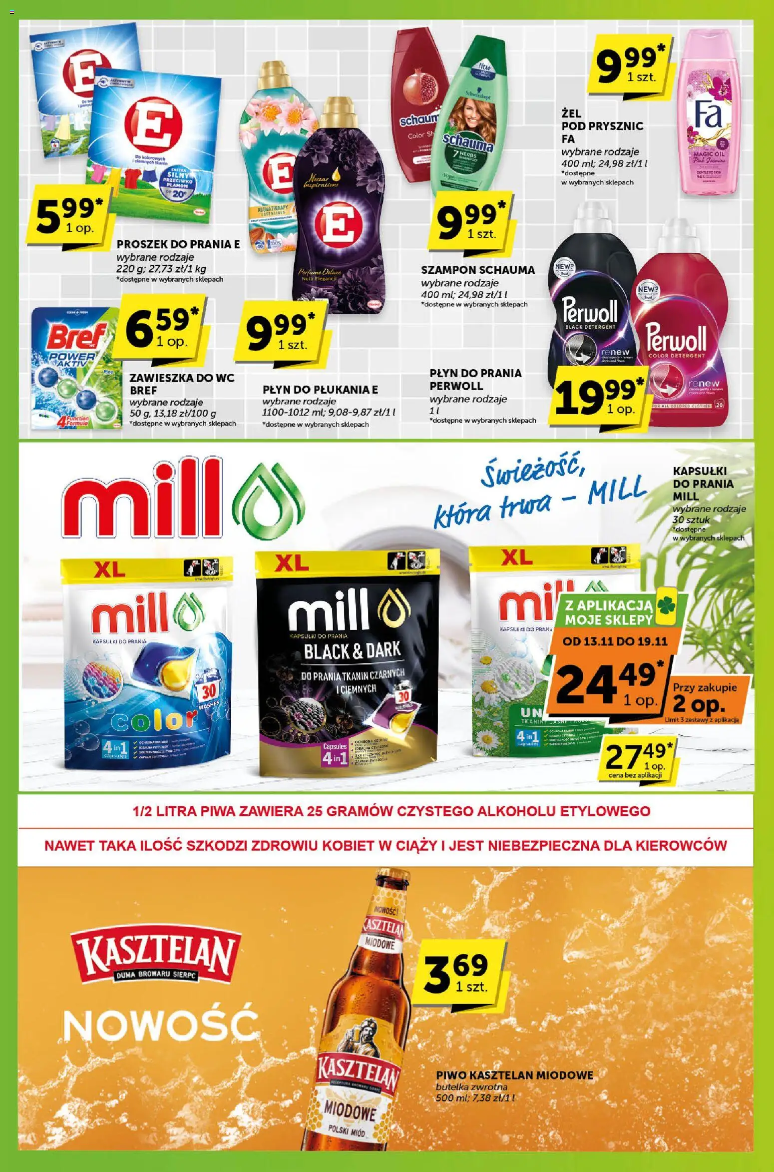 ABC Gazetka - Sprawdź, co więcej od 13.11.2025 | Strona: 10 | Produkty: Kapsułki do prania, Piwo, Proszek do prania, Detergent