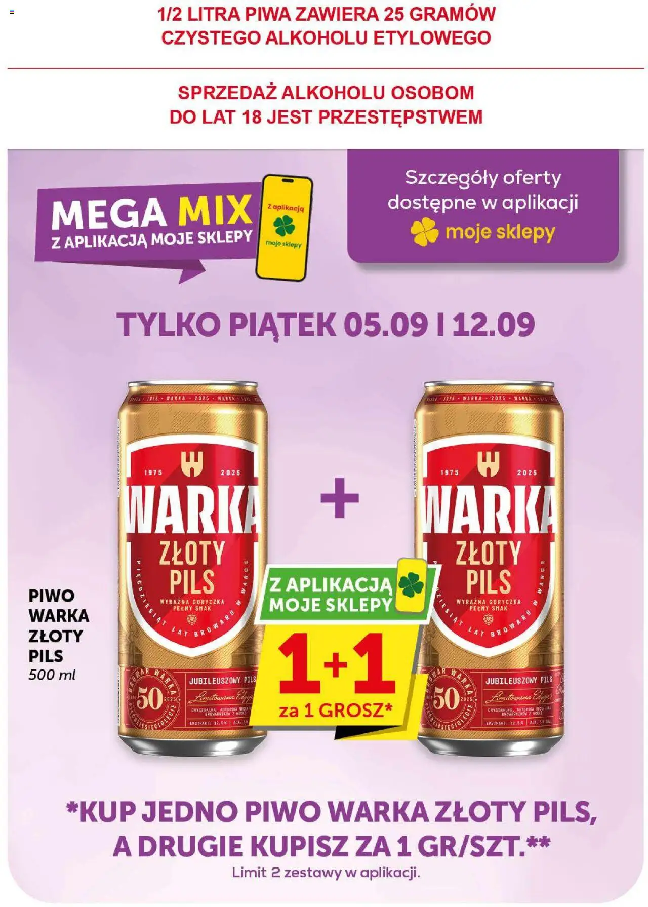 Groszek Gazetka - Market od 04.09.2025 | Strona: 35 | Produkty: Warka, Piwo Warka, Piwo