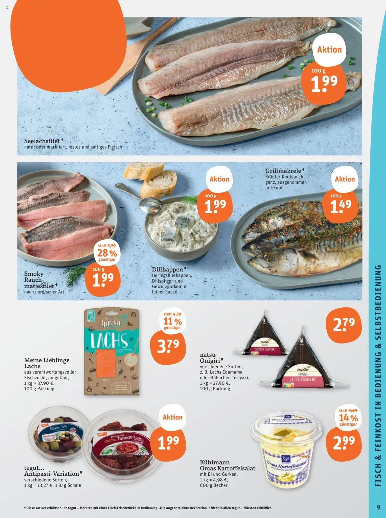 Tegut Prospekt - gültig ab dem 28.07.2025 | Seite: 11 | Produkte: Hahnchen, Fisch, Lachs, Fleisch