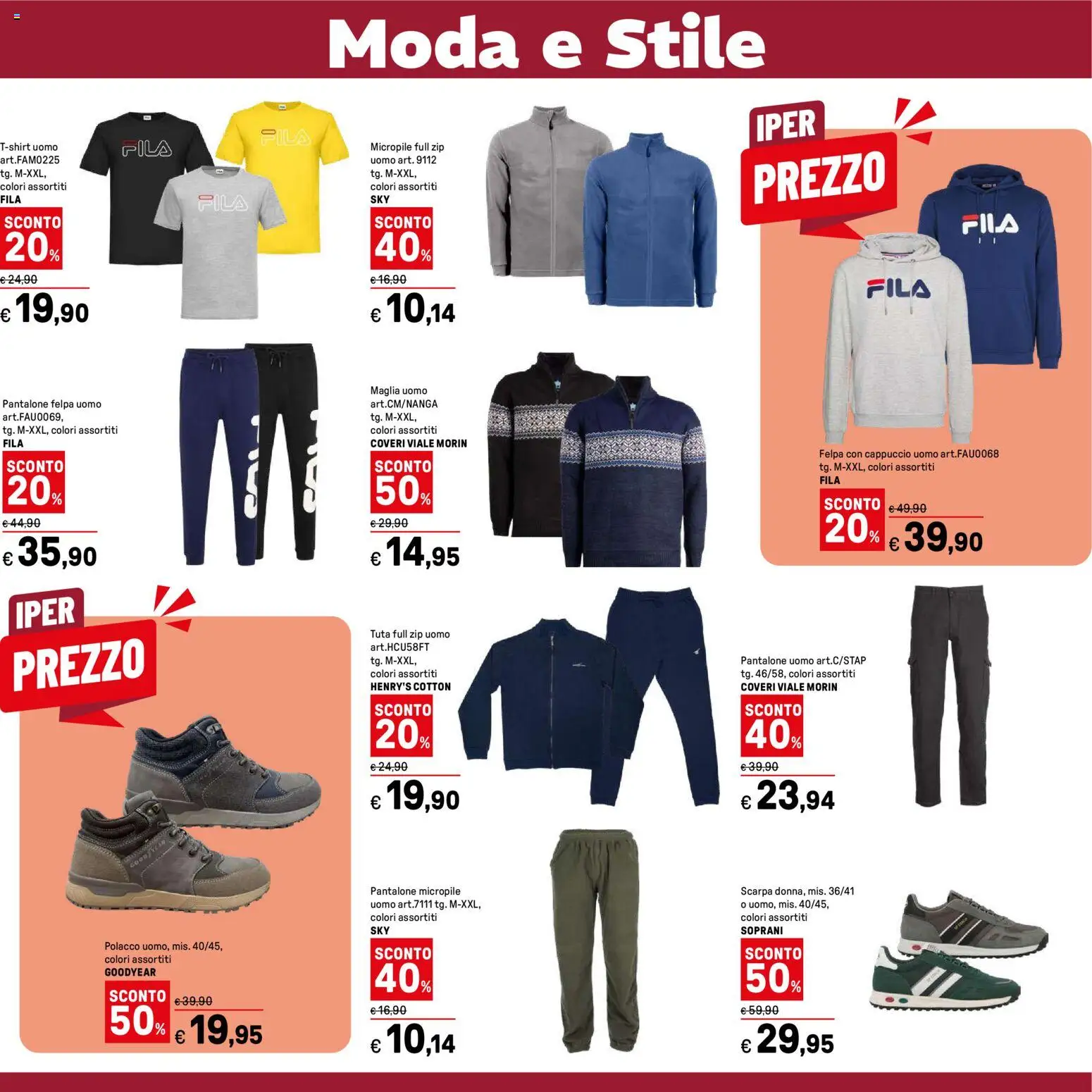 Volantino Iper del 16.01.2026 | Pagina: 36 | Prodotti: Felpa, Cappuccio