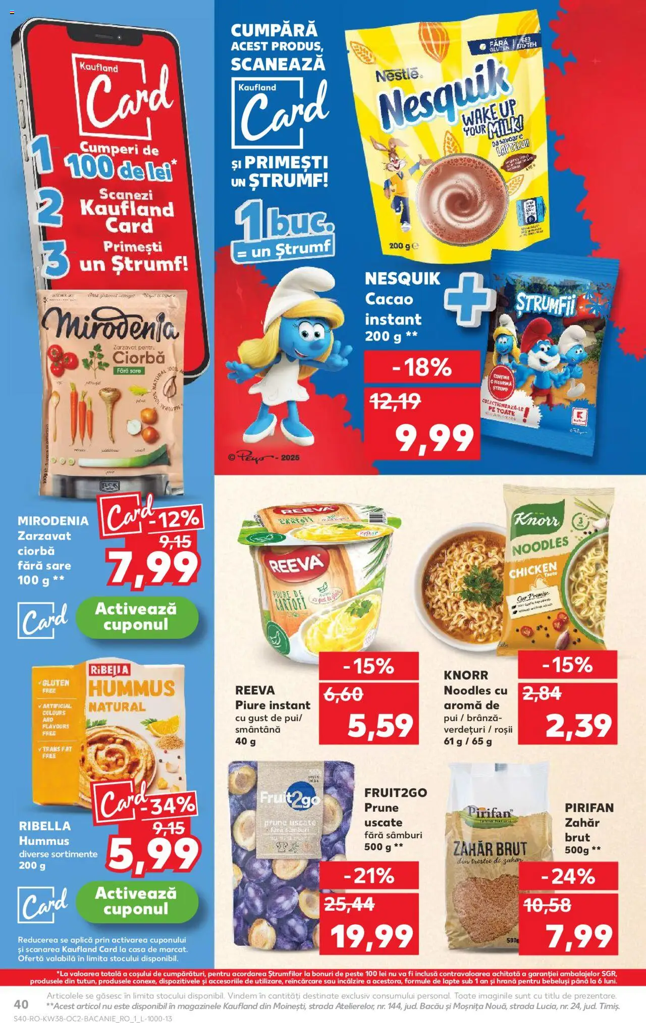 Noul catalog Kaufland – valabil de la 17.09.2025 | Pagină: 40 | Produse: Roșii, Pește, Noodles, Zahăr