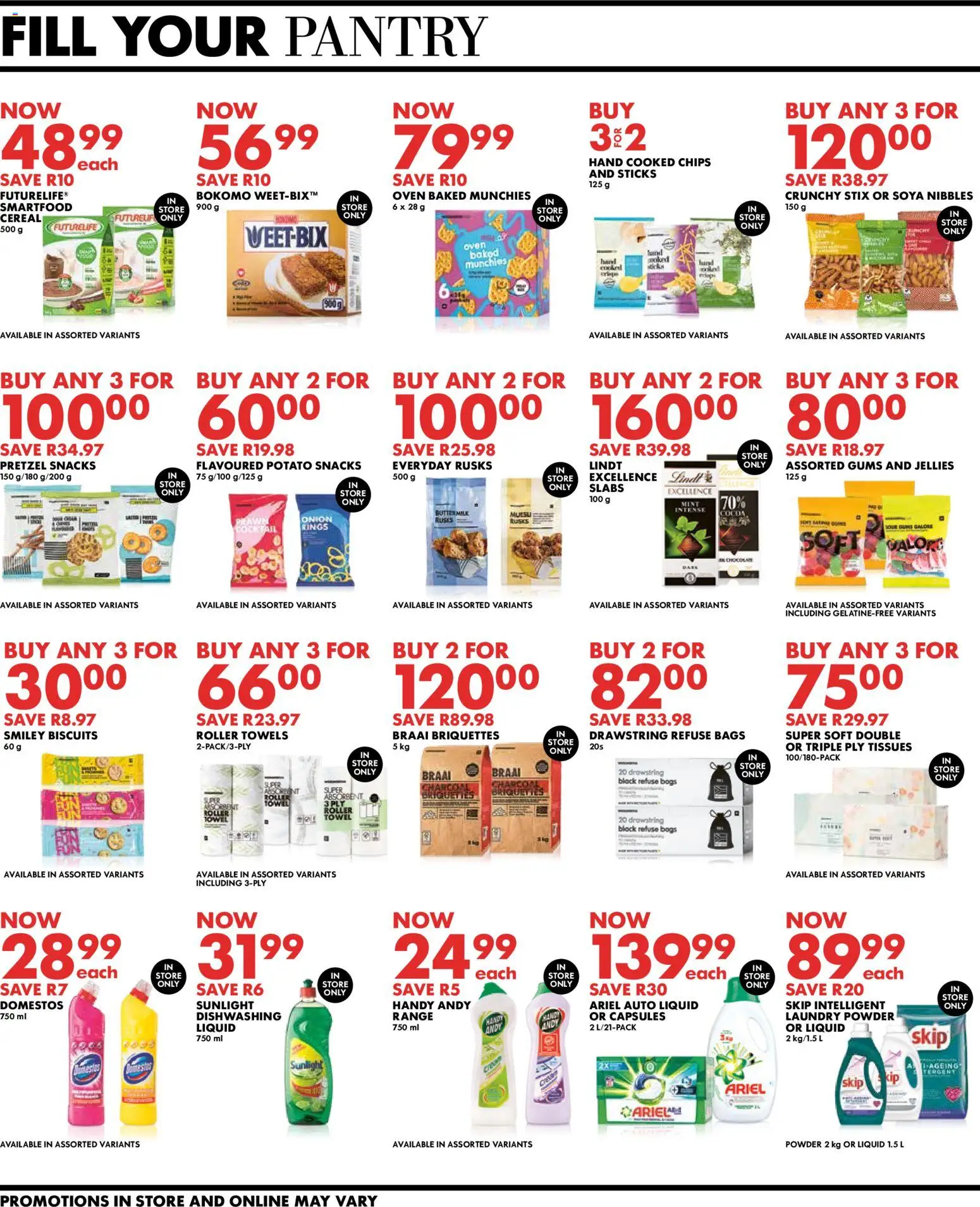 New Woolworths catalogue – valid from 26.01.2026 | Page: 10 | Products: Oven, Chips, Refuse bags, Tissues