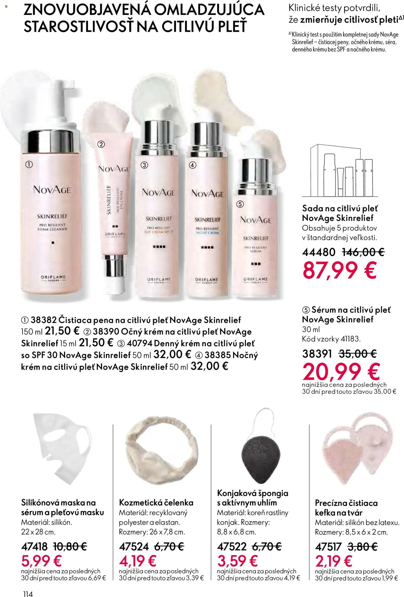 Nové Oriflame akcie – leták je platný od 04.03.2026 | Strana: 114 | Produkty: Maska, Krém