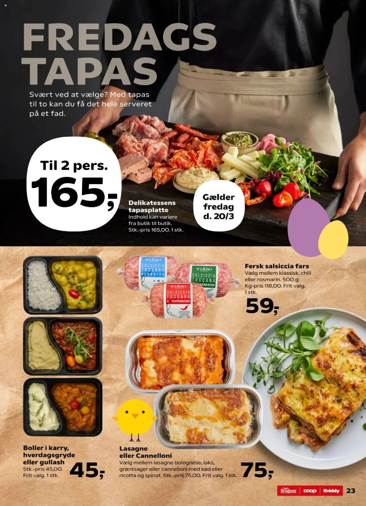 Super Brugsen tilbudsavis – gyldig fra 19.03.2026 | Side: 23 | Produkter: Carpete