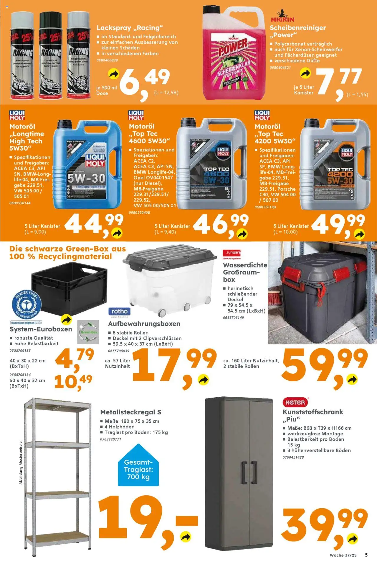 Globus Baumarkt Prospekt 	 – gültig ab 08.09.2025 | Seite: 5 | Produkte: Top