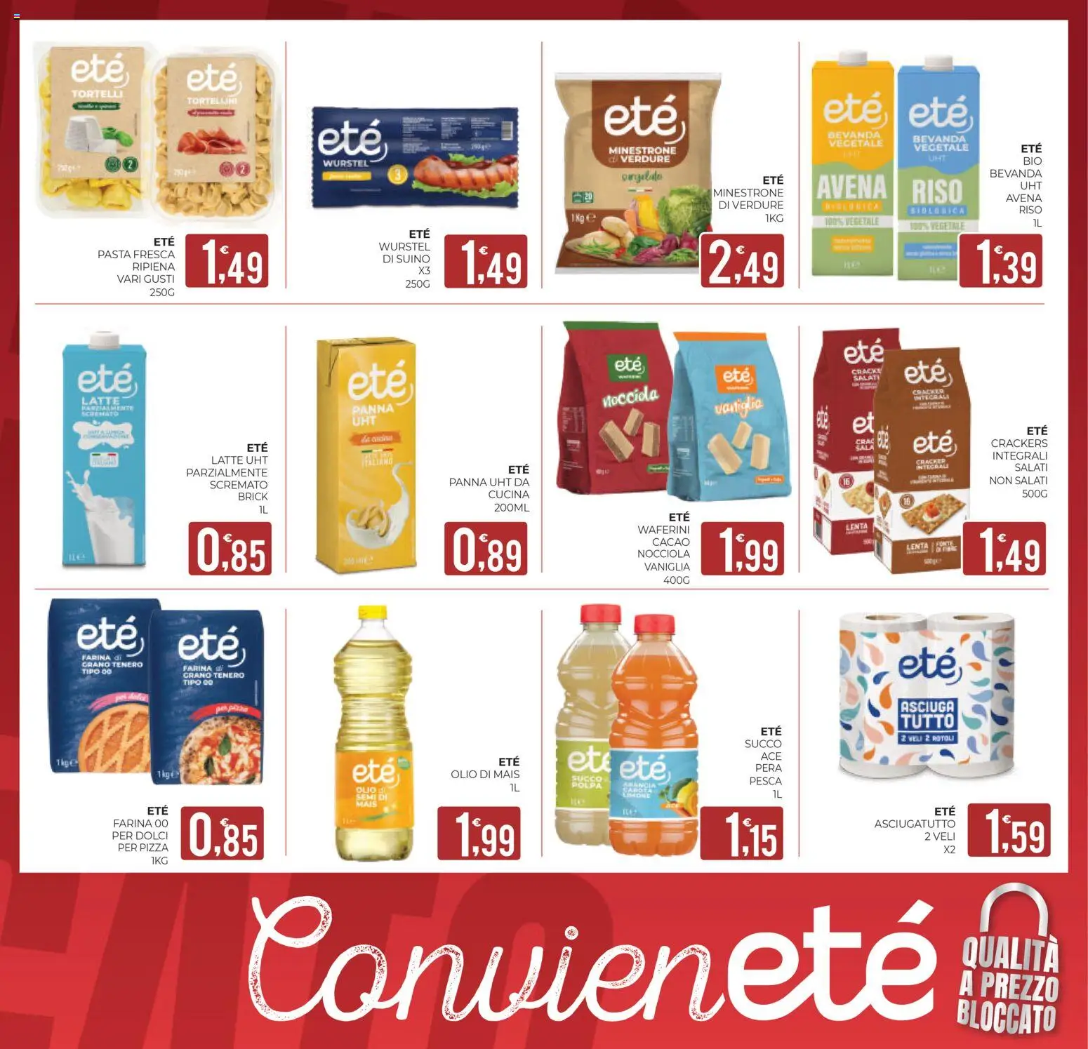 Volantino Eté del 18.02.2026 | Pagina: 14 | Prodotti: Panna, Pera, Cacao, Tortelli