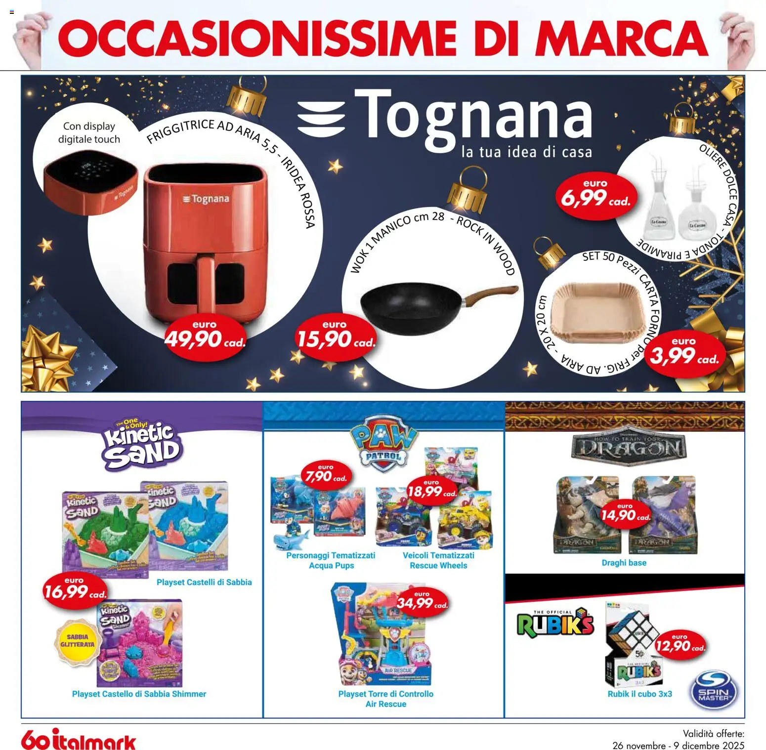 Volantino Italmark del 26.12.2025 | Pagina: 22 | Prodotti: Acqua, The, Friggitrice