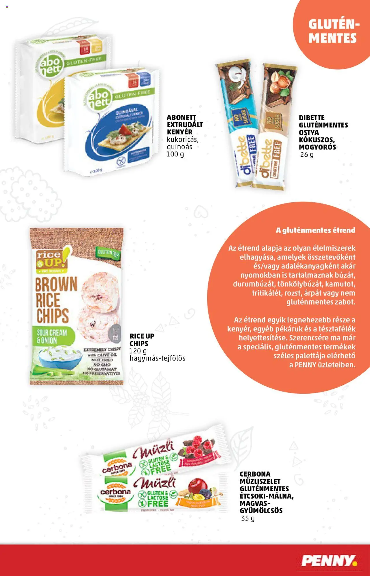 PENNY akciós ujság - amely érvényes a következő dátumtól: 01.04.2025 | Oldal: 7 | Termékek: Chips, Müzli, Kenyér, Gluténmentes