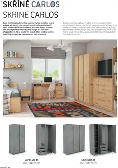 Náhled letáku ASKO nábytek leták - Variabilní program Carlos od 01.01.2026 | Strana: 6 | Produkty: Skříně, Šatní skříň, Skříň