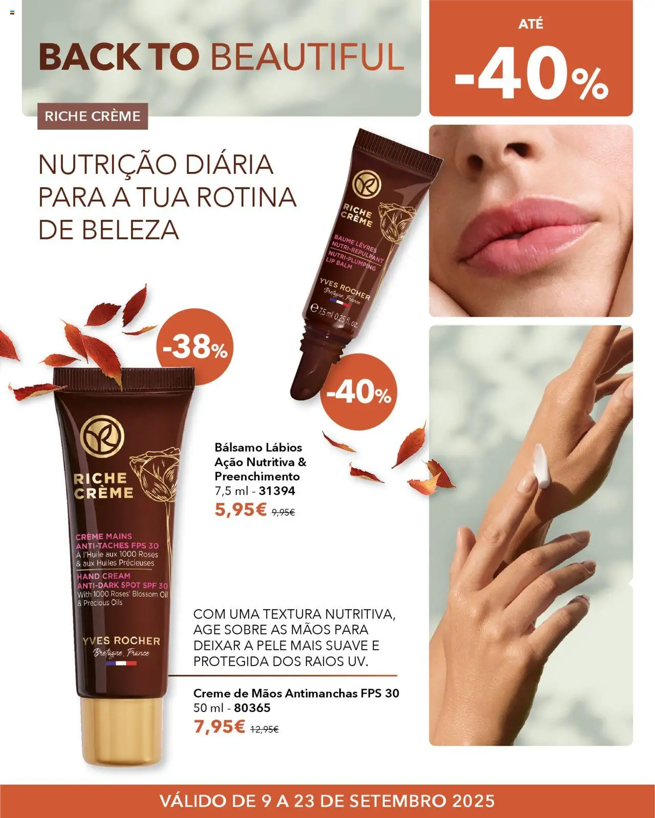 Yves Rocher Back to beautiful  │ válido de 09.09.2025 | Página: 2 | Produtos: Creme