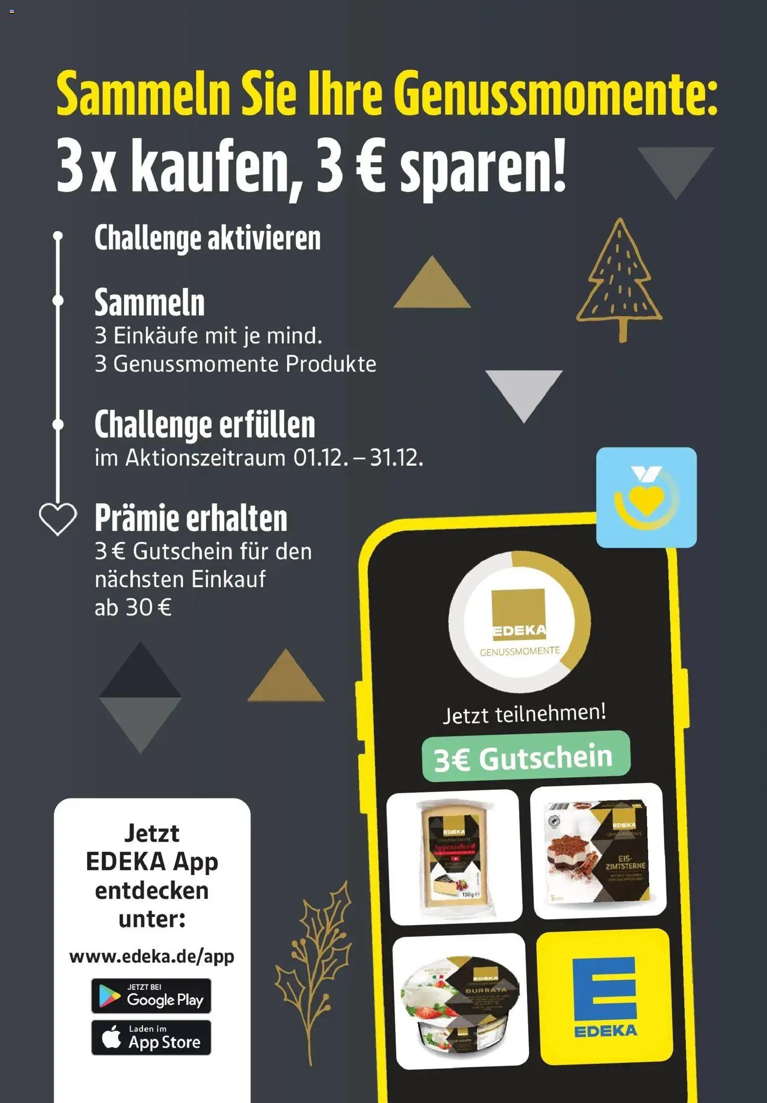 Edeka prospekt Pfungstadt	 – gültig ab 14.12.2025 | Seite: 38 | Produkte: Burrata, Eis