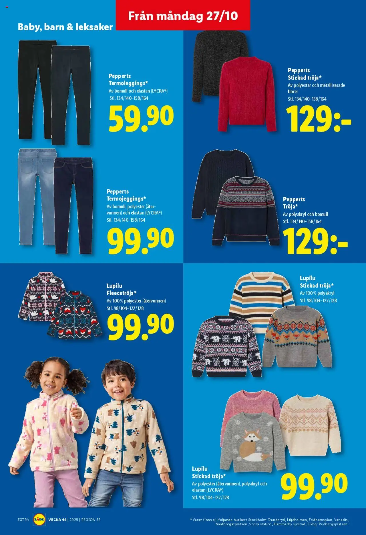 Lidl reklamblad aktuell från 27.10.2025 | Sida: 18 | Produkter: Stickad tröja, Tröja