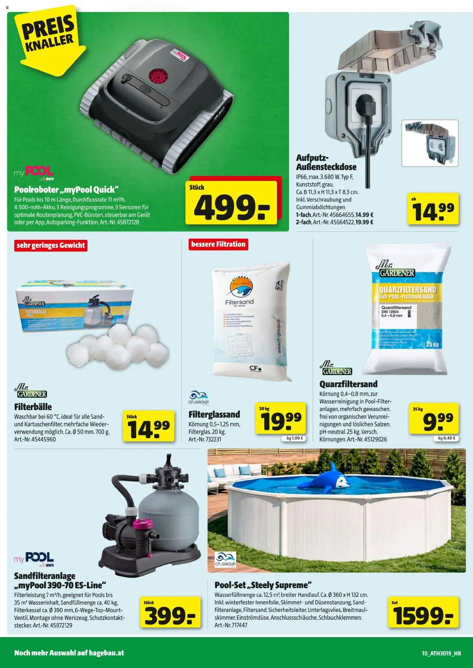 Hagebau Flugblatt gültig ab 27.04.2026 | Seite: 10 | Produkte: Gewicht