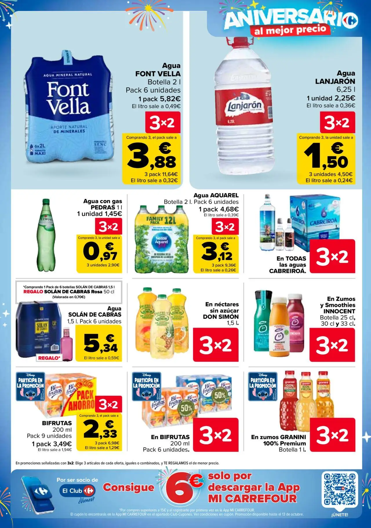 Carrefour folleto │ válido desde el 25.09.2025 | Página: 39 | Productos: Agua con gas, Té