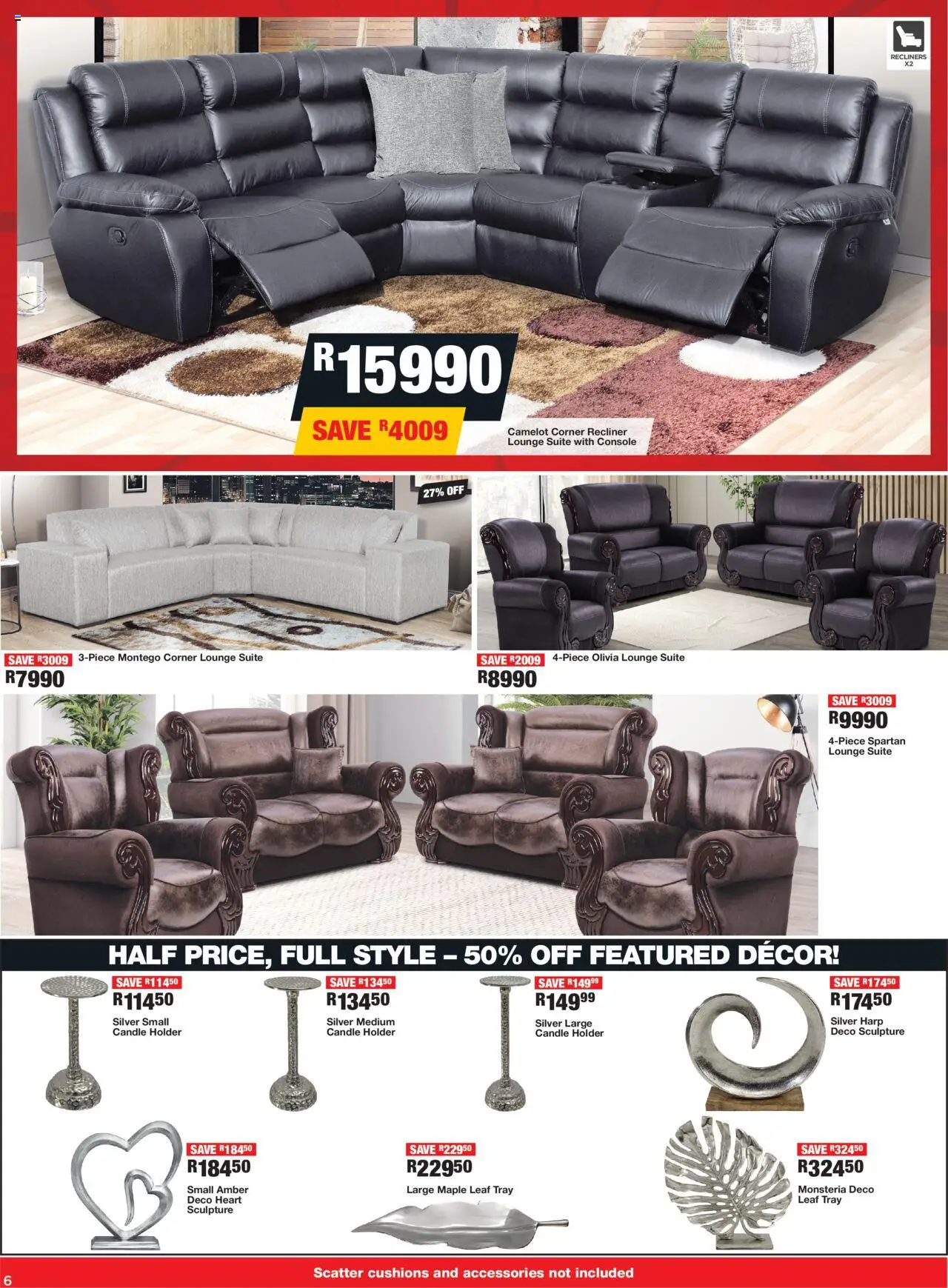 OK Furniture Catalogue │ valid from 28.05.2025 | Page: 6 | Products: Tray, Candle holder, Lounge suite