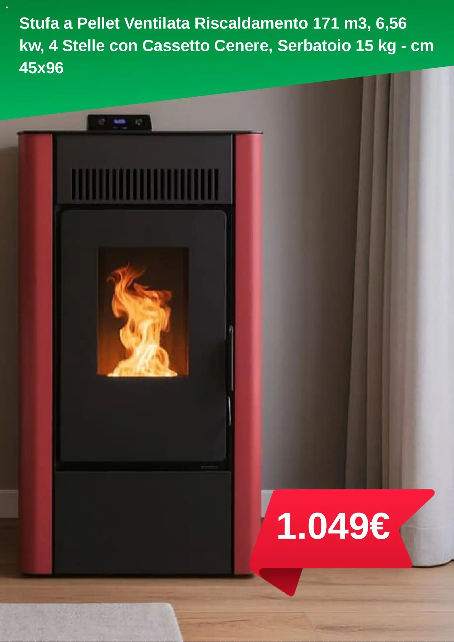 Volantino Leroy Merlin del 11.11.2025 | Pagina: 5 | Prodotti: Pellet, Stufa a pellet, Stufa