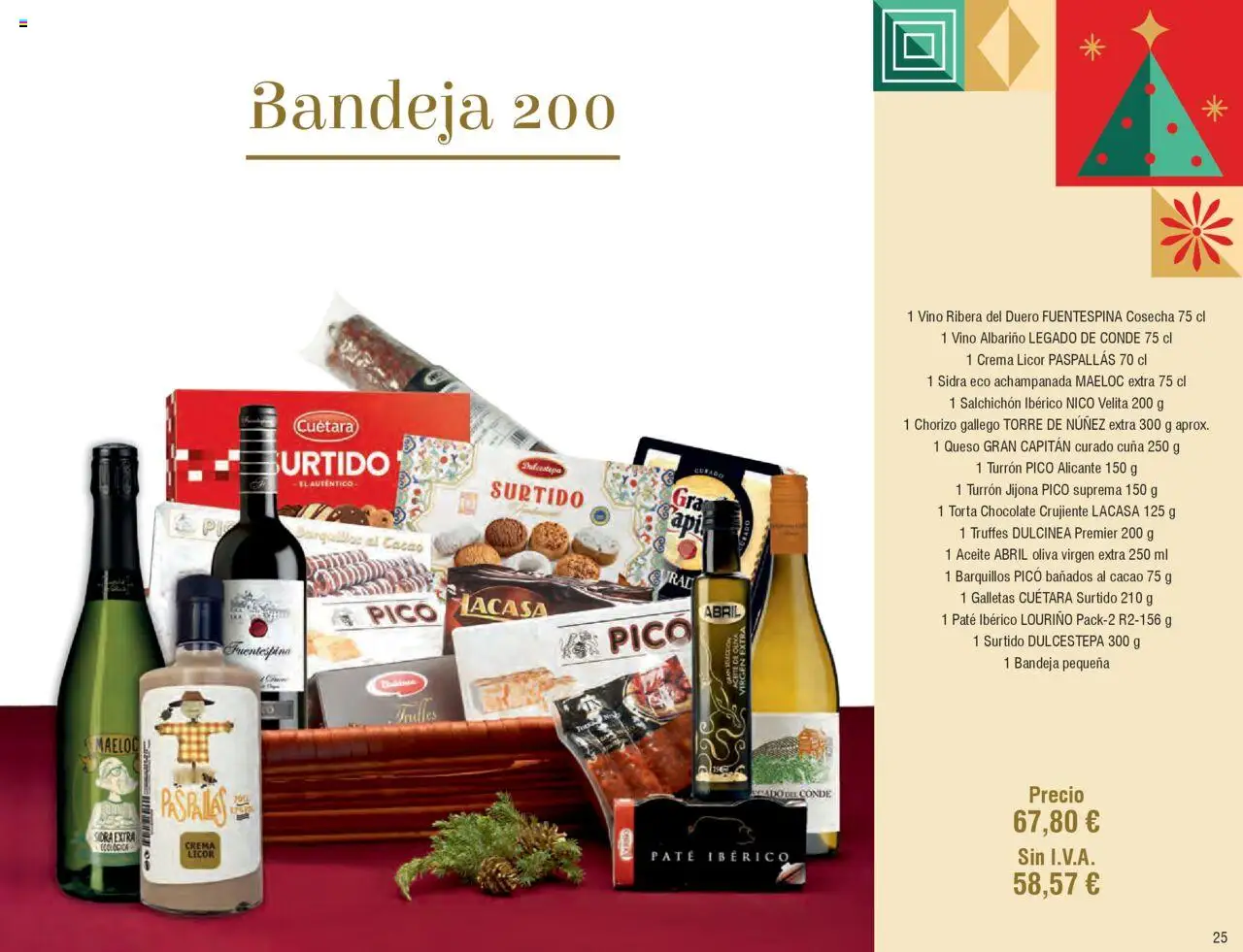 Froiz Catálogo Lotes y Cestas │ válido desde el 16.10.2025 | Página: 25 | Productos: Paté, Crema, Galletas, Bandeja
