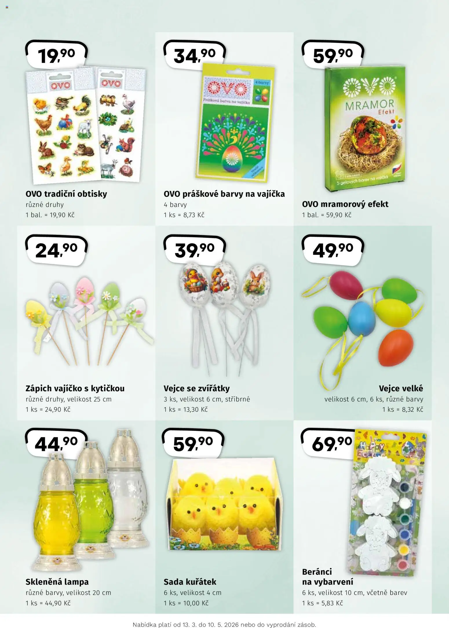 Coop leták - Hity jaro od 13.03.2026 | Strana: 6 | Produkty: Vajíčka, Zápich, Lampa, Barvy