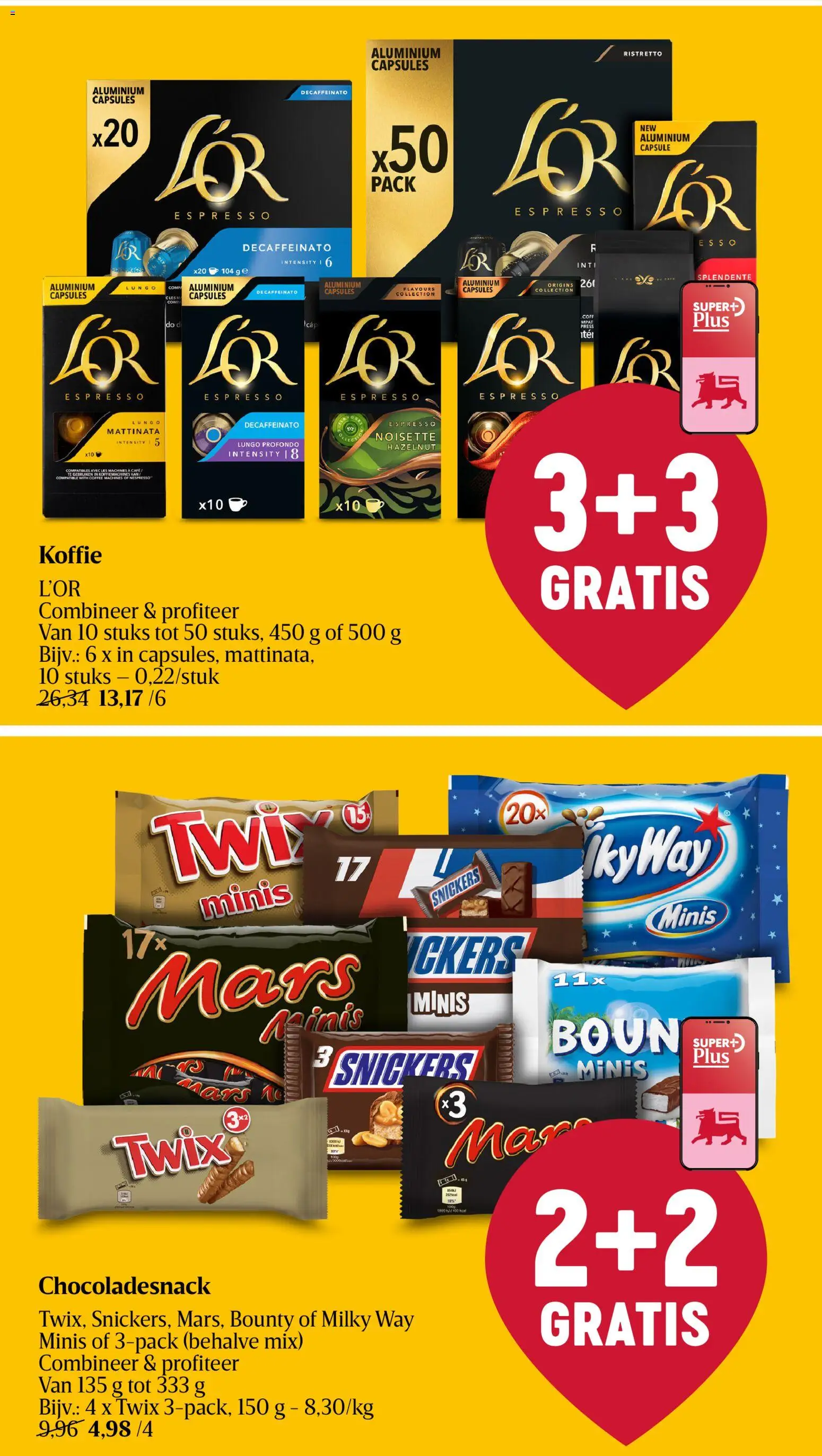 {H1} | Pagina: 5 | Producten: Mars, Snickers, Capsule, Koffie