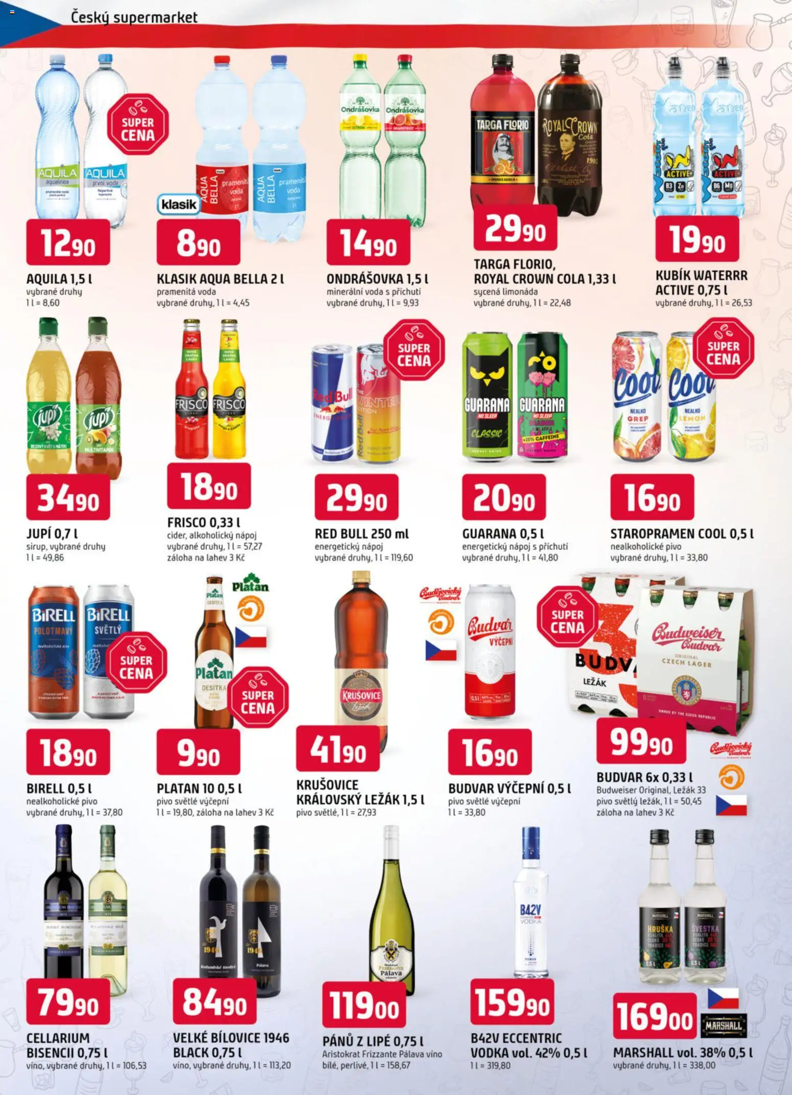 Trefa leták od 29.10.2025 | Strana: 10 | Produkty: Staropramen, Pálava víno, Staropramen Cool, Frisco