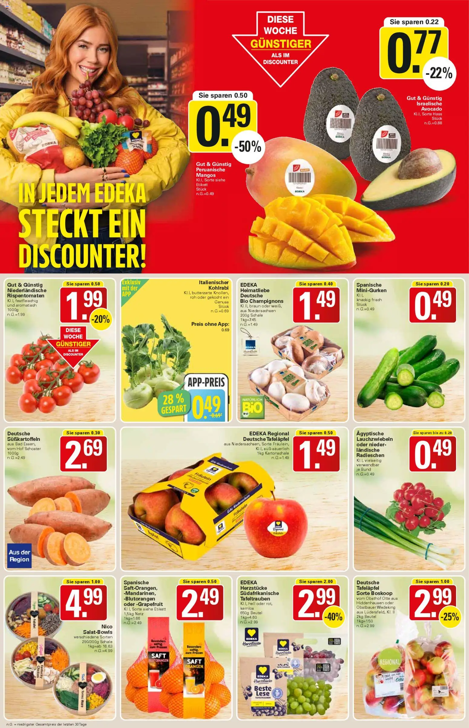 WEZ Prospekt – gültig ab 02.02.2026 | Seite: 4 | Produkte: Bad, Kohlrabi, Avocado, Grapefruit