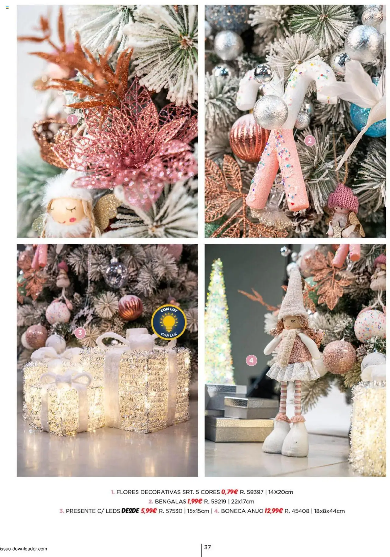 Espaço Casa Catálogo de Natal 2025 │ válido de 11.10.2025 | Página: 37 | Produtos: Flores
