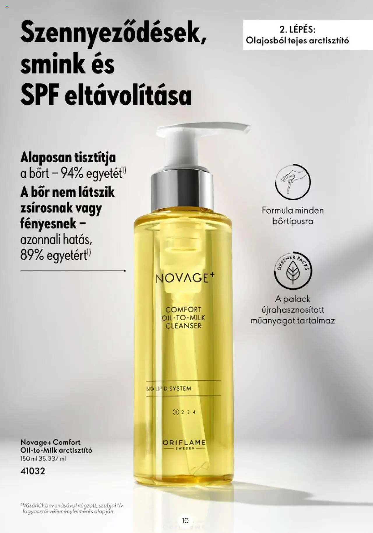 Oriflame akciós ujság - amely érvényes a következő dátumtól: 16.11.2023 | Oldal: 10 | Termékek: Smink, Bor