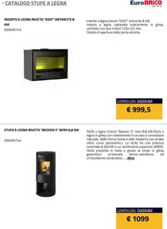 Anteprima del volantino Eurobrico Stufe a Legna catalogo valido a partire dal 23.07.2025 | Pagina: 8