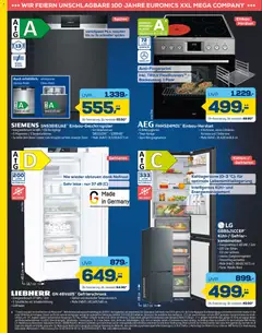 Euronics - Black Friday ab 26.11.2025 gültig | Seite: 8 | Produkte: Liebherr, Siemens, AEG, Gefrierschrank