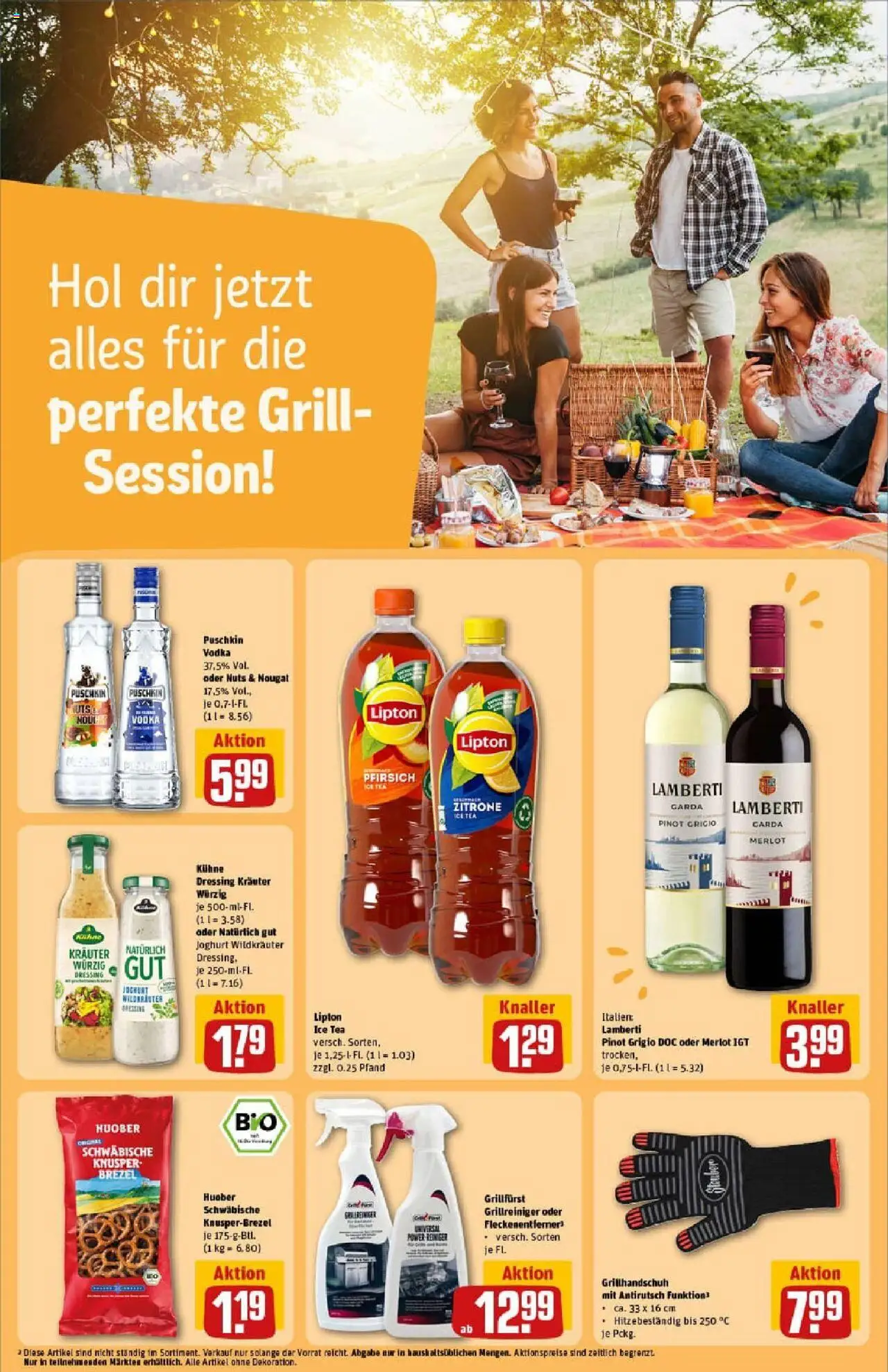 Rewe prospekt Bitburg	 - gültig ab dem 22.06.2025 | Seite: 23 | Produkte: Joghurt, Fleckenentferner, Zitrone, Vodka