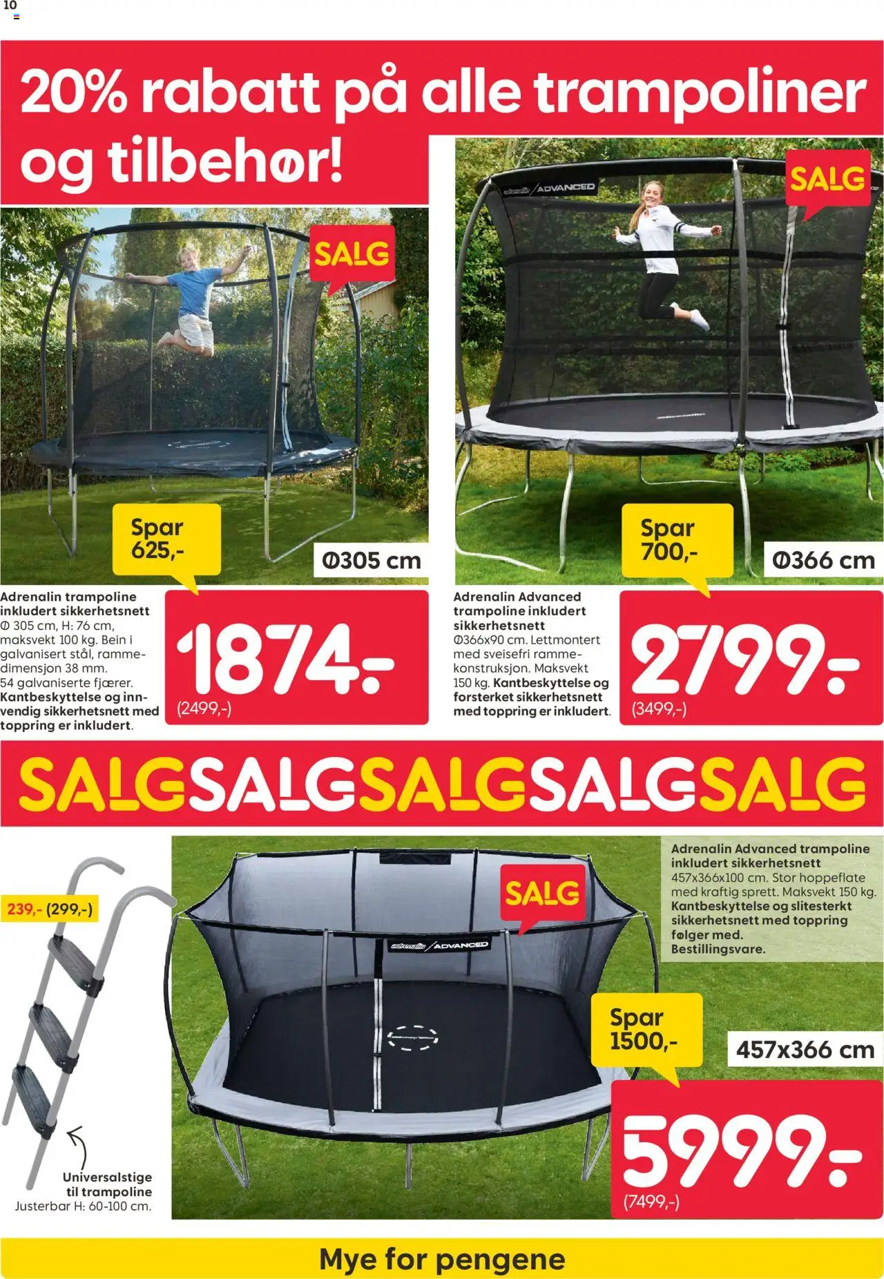  | Side: 10 | Produkter: Trampoline