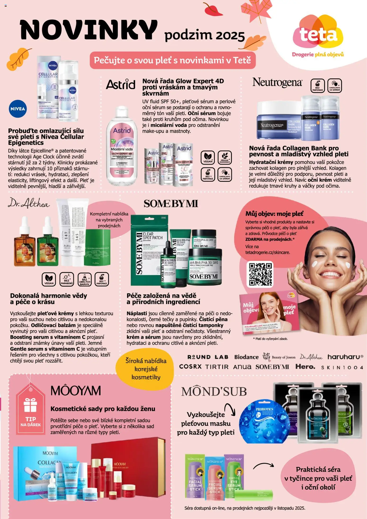 TETA Drogerie leták - Novinky od 01.11.2025 | Strana: 1 | Produkty: Vegan, Nivea, Známky, Sérum