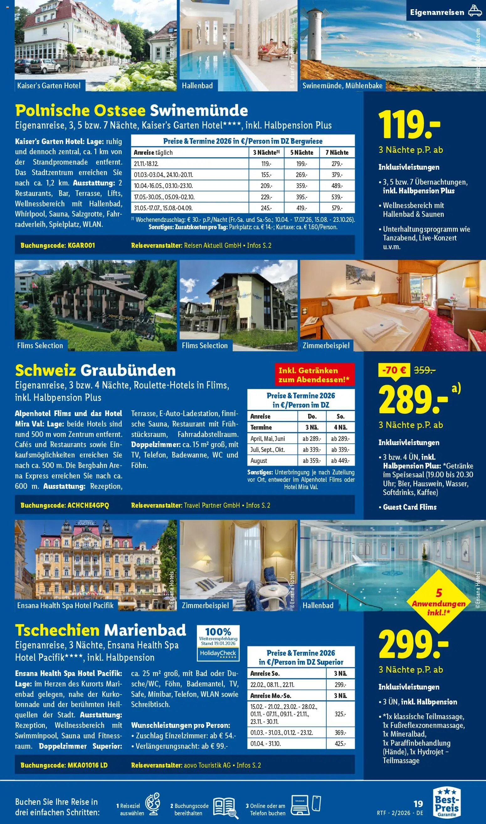 Lidl Reisen Prospekt 	 – gültig ab 14.02.2026 | Seite: 19 | Produkte: Kaffee, Bad, Telefon