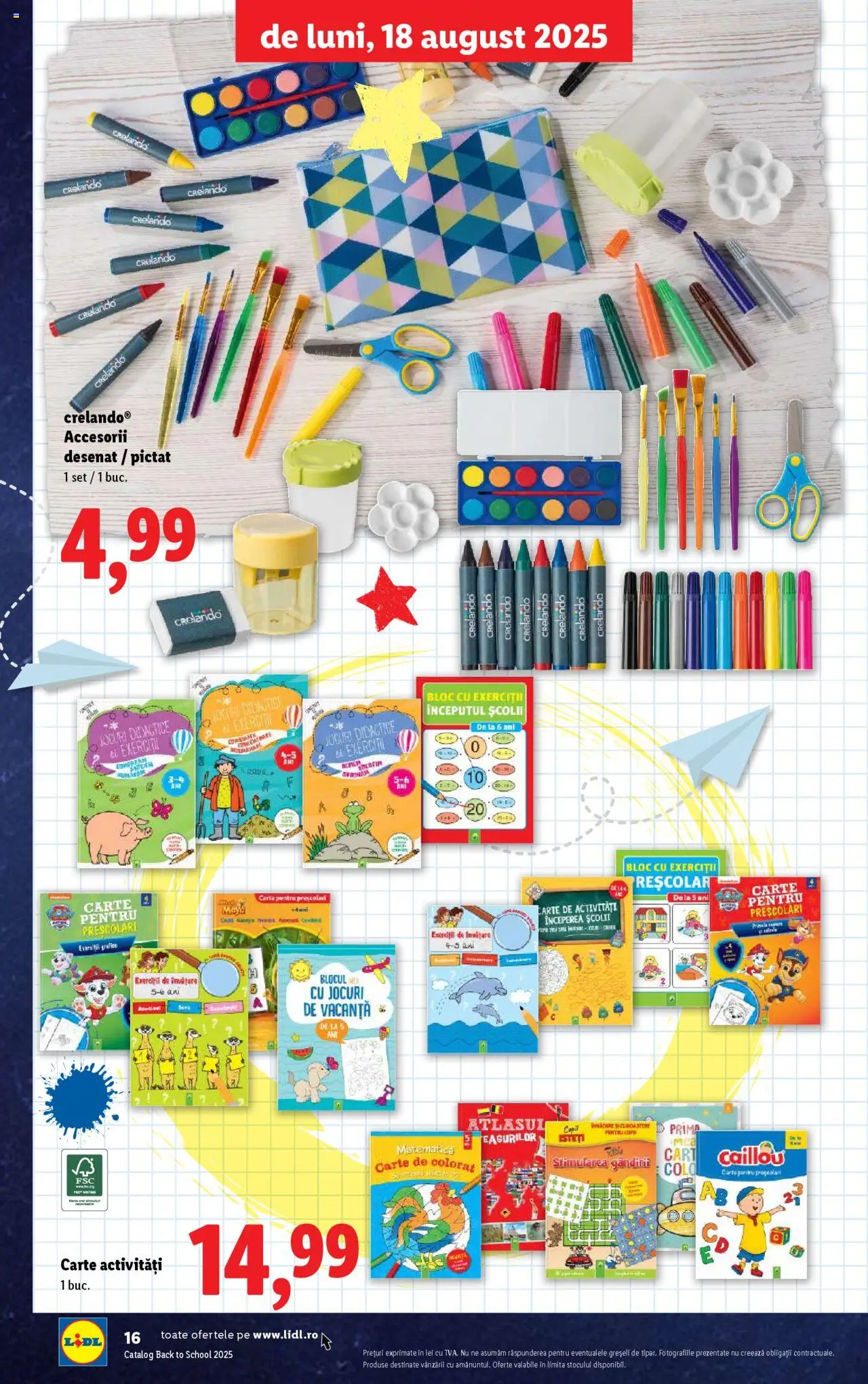Lidl - Din nou la școală! – valabil de la 11.08.2025 | Pagină: 16