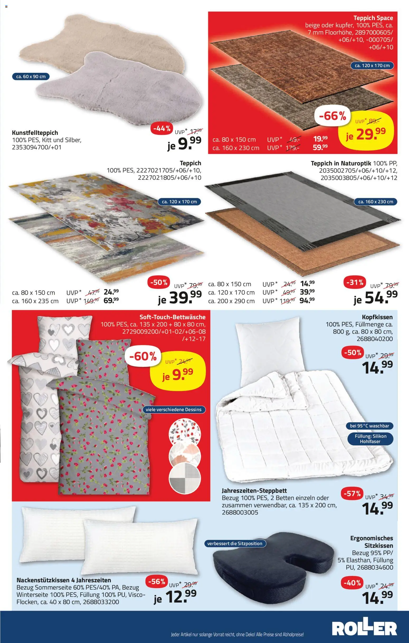 Roller Prospekt 	 – gültig ab 08.03.2026 | Seite: 11 | Produkte: Kopfkissen, Teppich