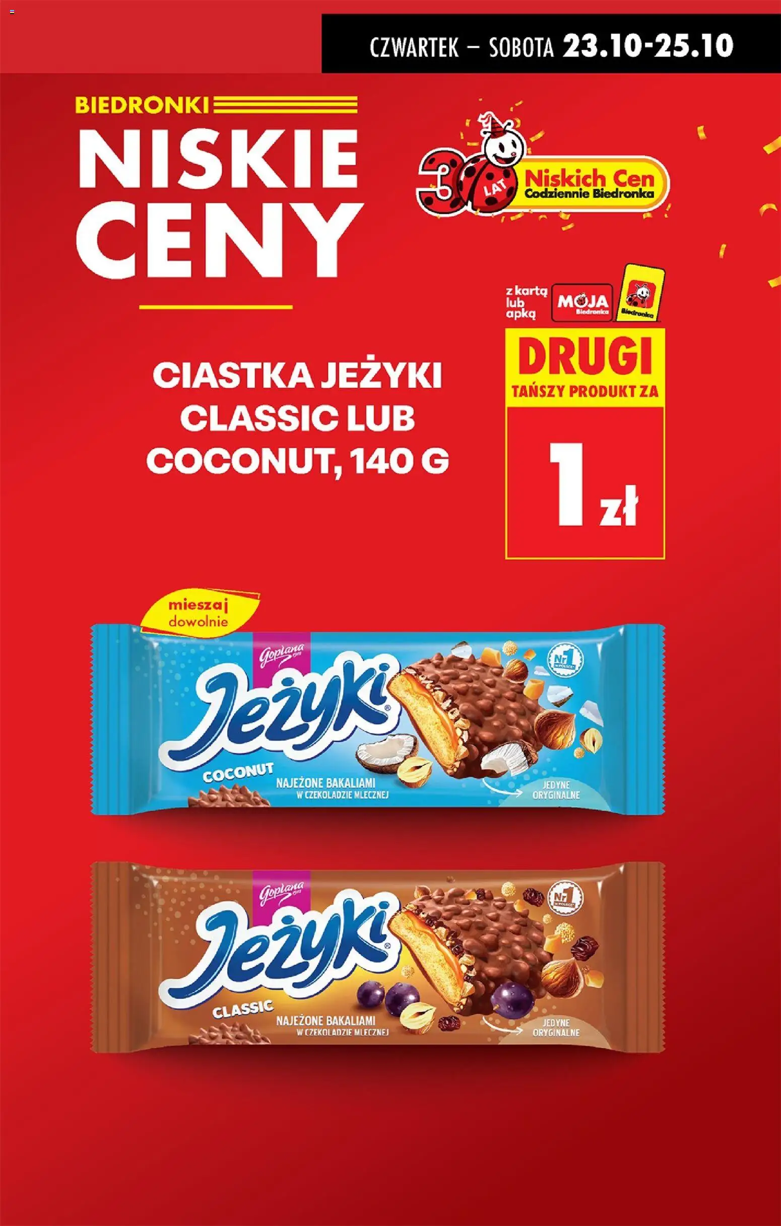 Biedronka gazetka - Oferta w tym tygodniu od 23.10.2025 | Strona: 9 | Produkty: Karta, Ciastka