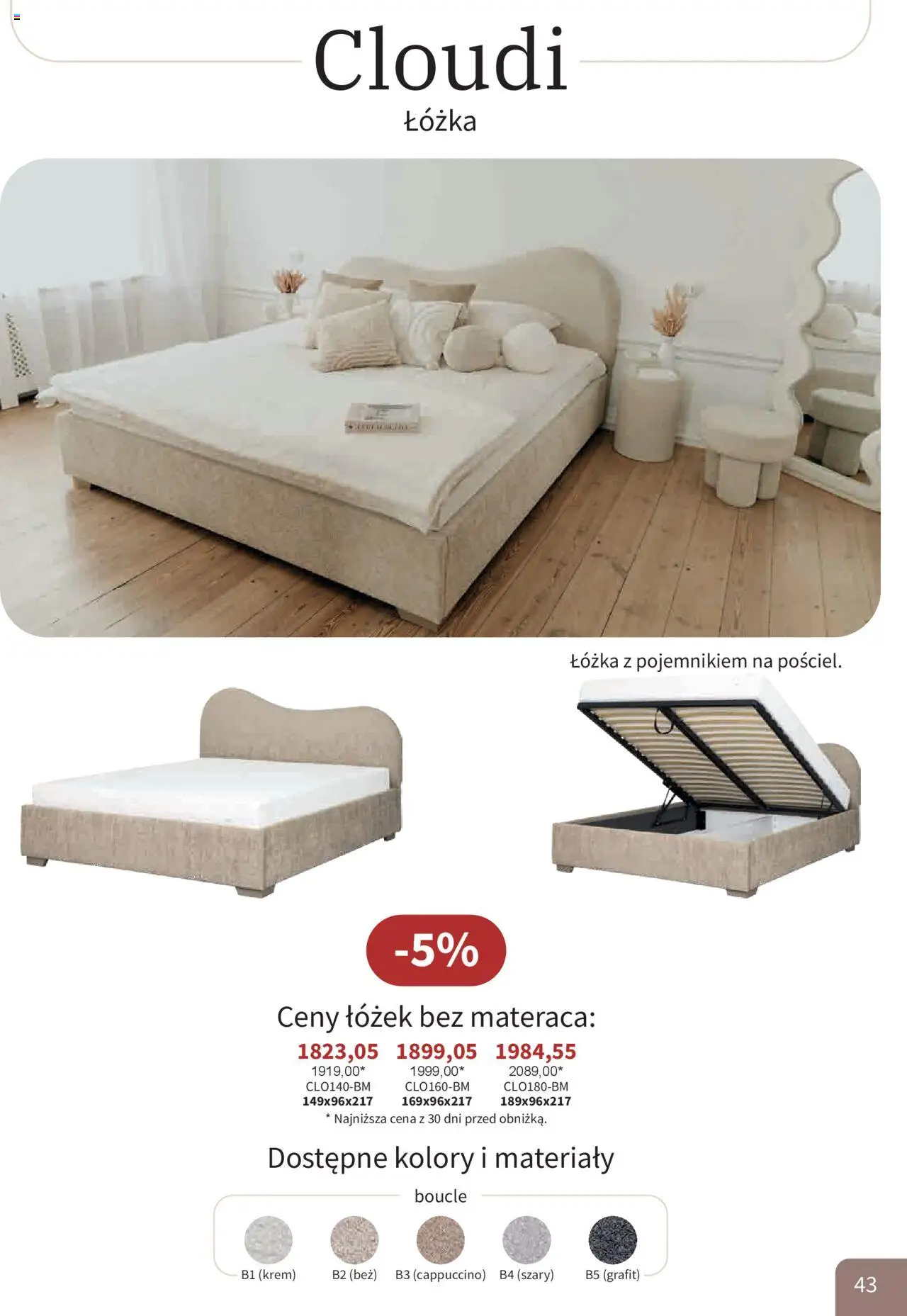Bodzio Katalog od 01.10.2025 | Strona: 43 | Produkty: Cappuccino, Krem