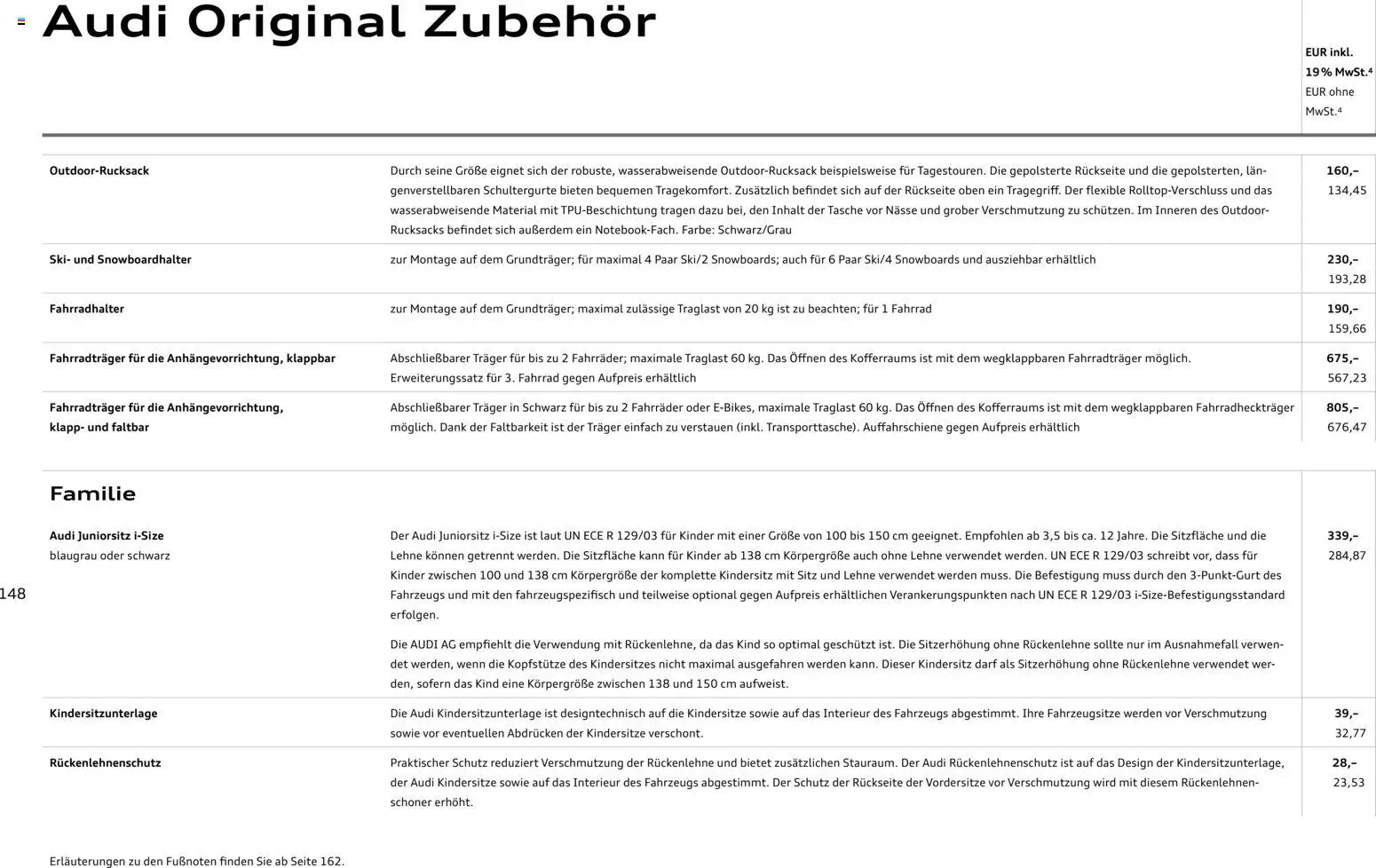 Audi Prospekt 	 – gültig ab 28.10.2025 | Seite: 148