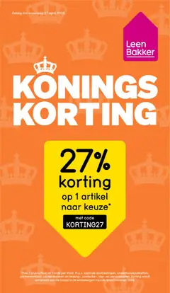 Leen Bakker folder - Voorbeeld van een folder van Leen Bakker, geldig van 20.04.2026