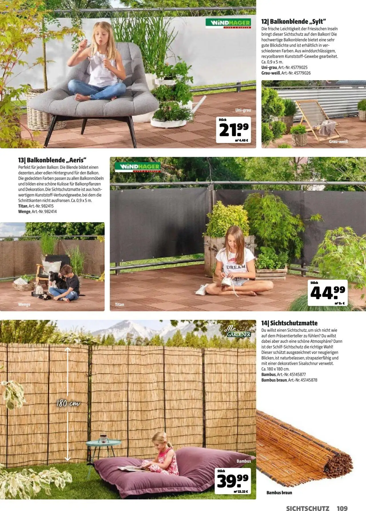 Hagebau Gartenkatalog 2025 gültig ab 05.03.2025 | Seite: 109 | Produkte: Gemüse