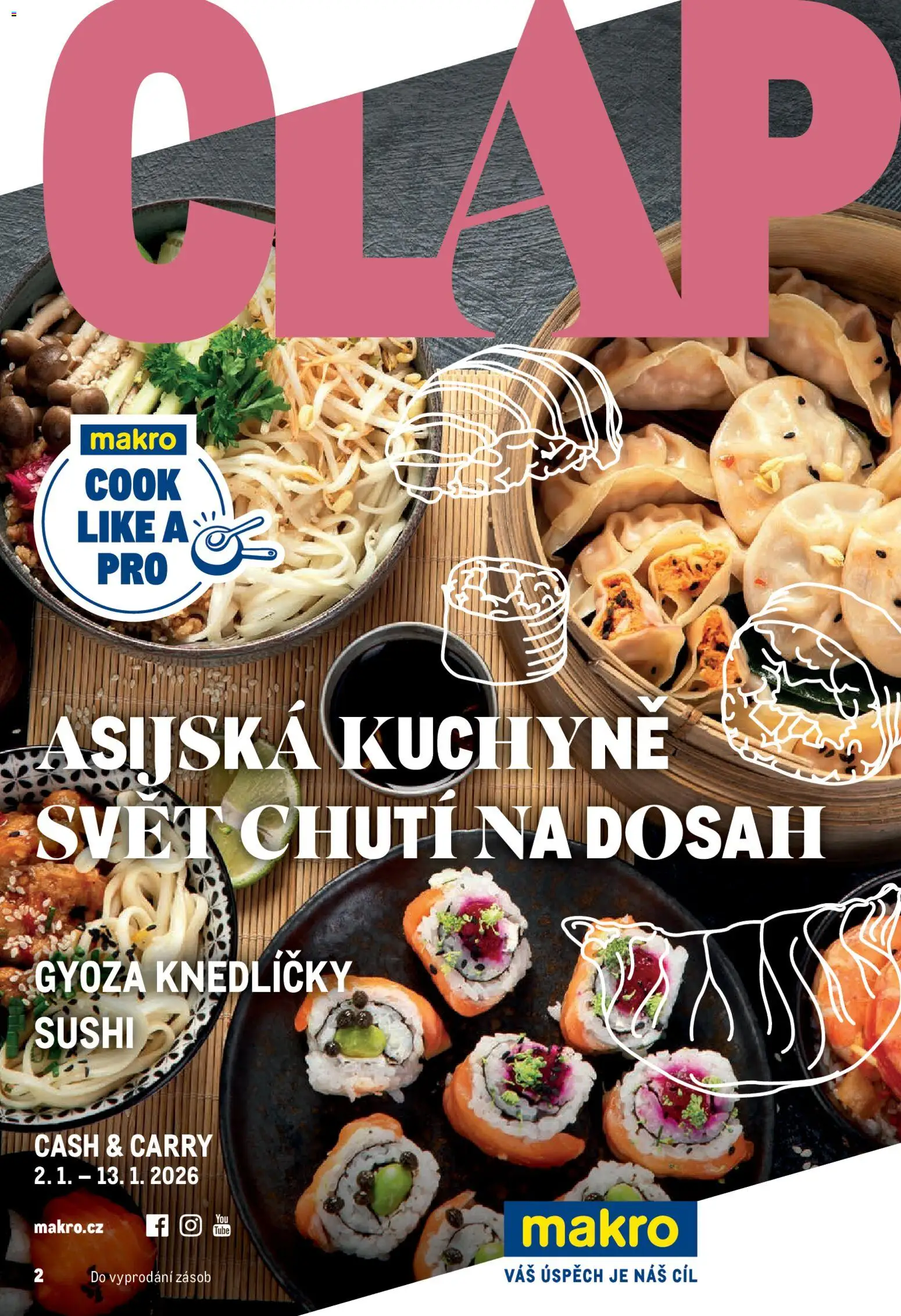 Makro leták - Pro milovníky jídla od 02.01.2026 | Strana: 1